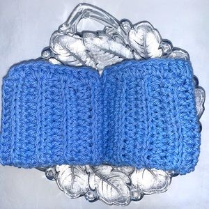 Hand Crafted Two Crocheted 100% Cotton All Purpose Dish or Wash Cloths